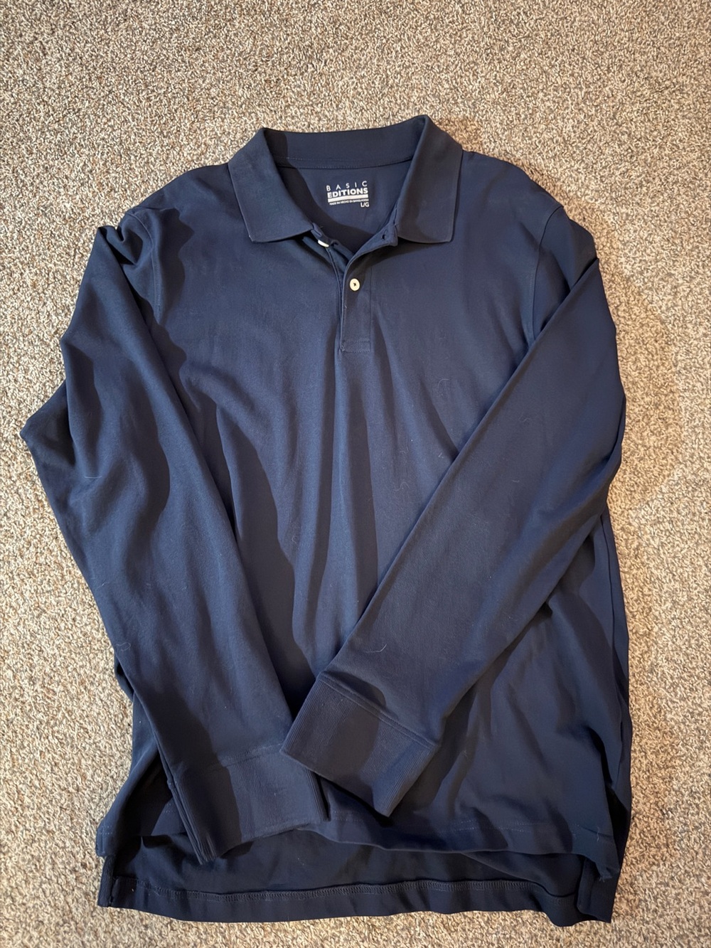 Men’s sz large long sleeve polo